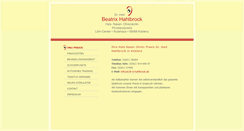 Desktop Screenshot of dr-b-hahlbrock.de